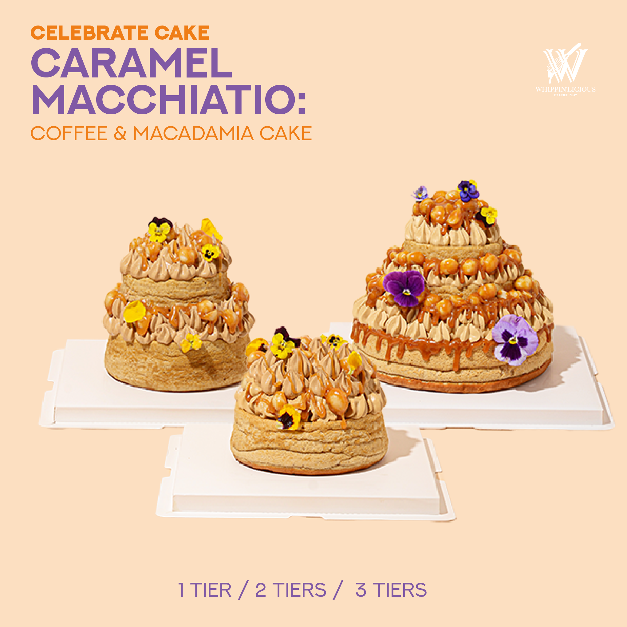[PRE-ORDER] Caramel Macchiato Celebrate Cake