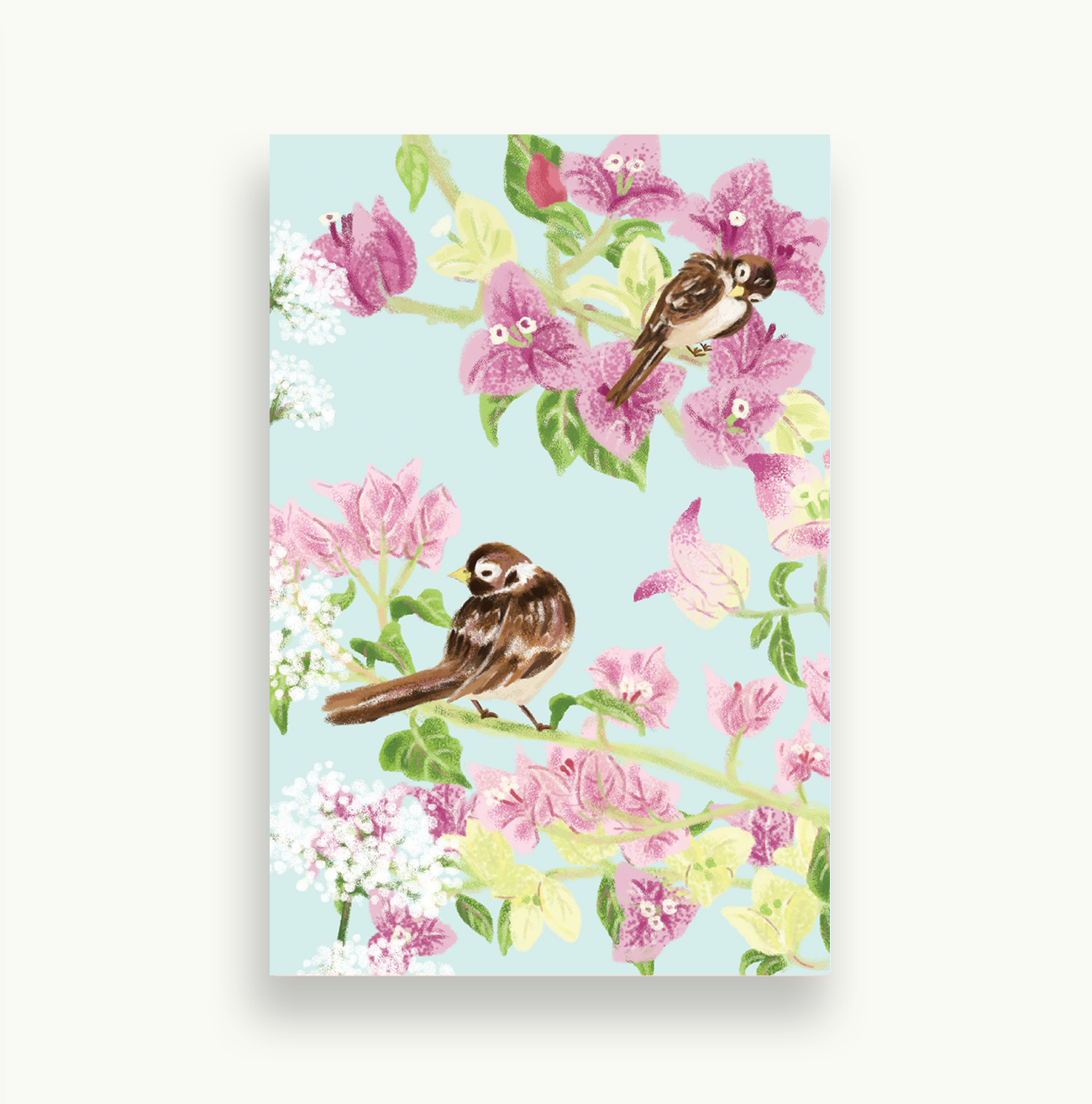 Sparrows with feungfa