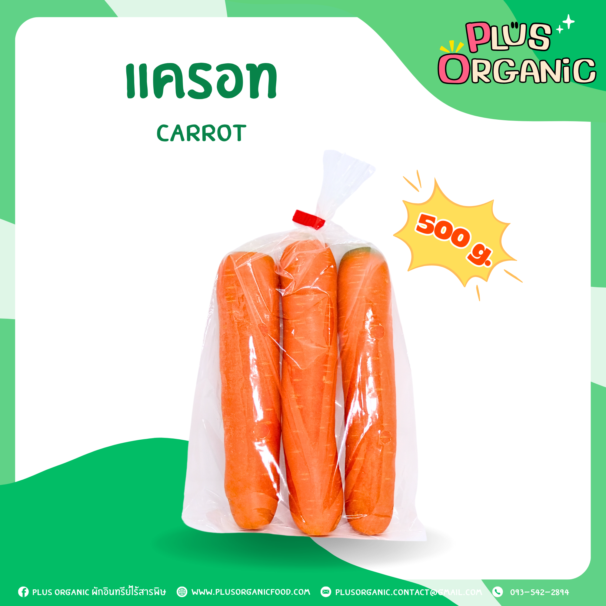 แครอท ออร์แกนิค - Organic Carrot