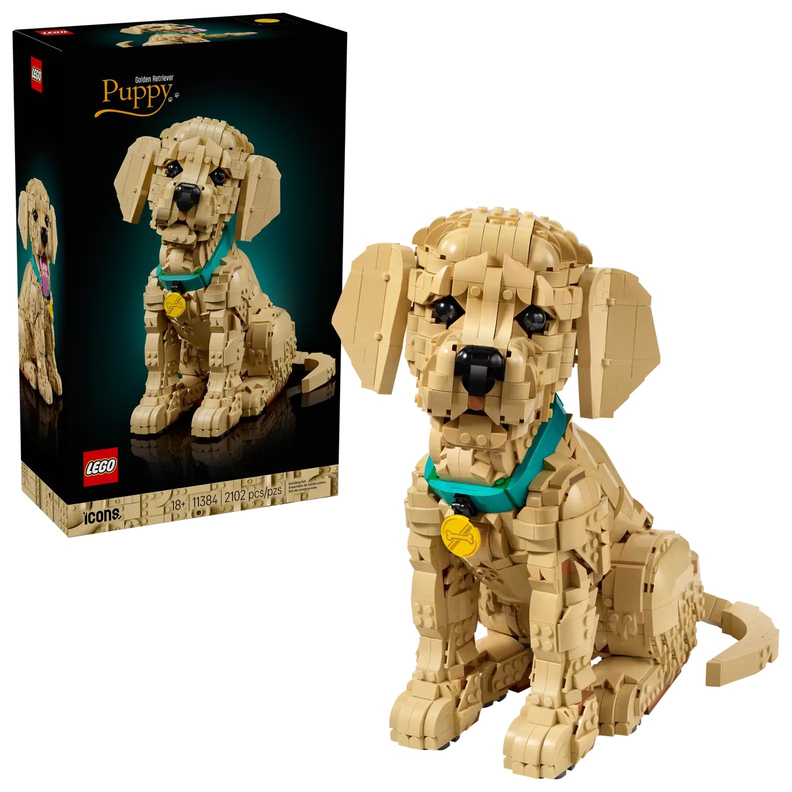 LEGO 11384 Golden Retriever Puppy(สินค้าซื้อแล้วไม่รับเปลี่ยนคืน)