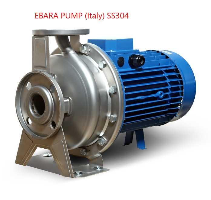 EBARA PUMP 3M 50-200/15 (20HP) 380V 2-1/2x2 Inch ปั๊มน้ำหอยโข่งสแตนเลส 304 ปั๊มน้ำเอบาร่า