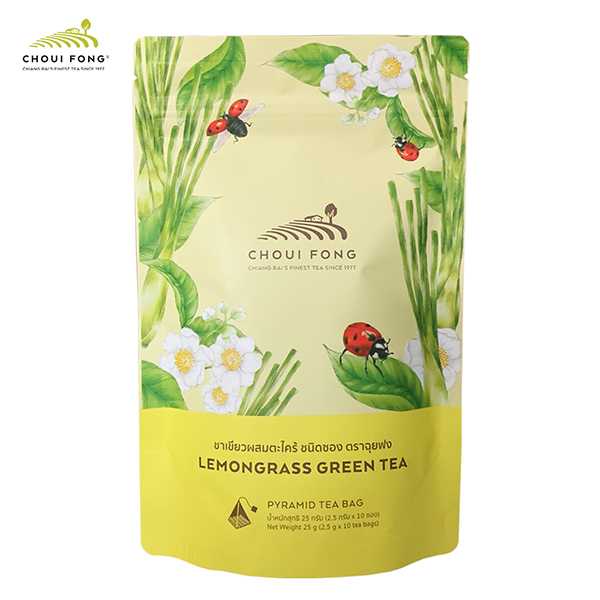 ชาเขียวผสมตะไคร้(ชนิดซอง) ขนาด 25 กรัม Lemongrass Green Tea(Tea Bag) 25 g