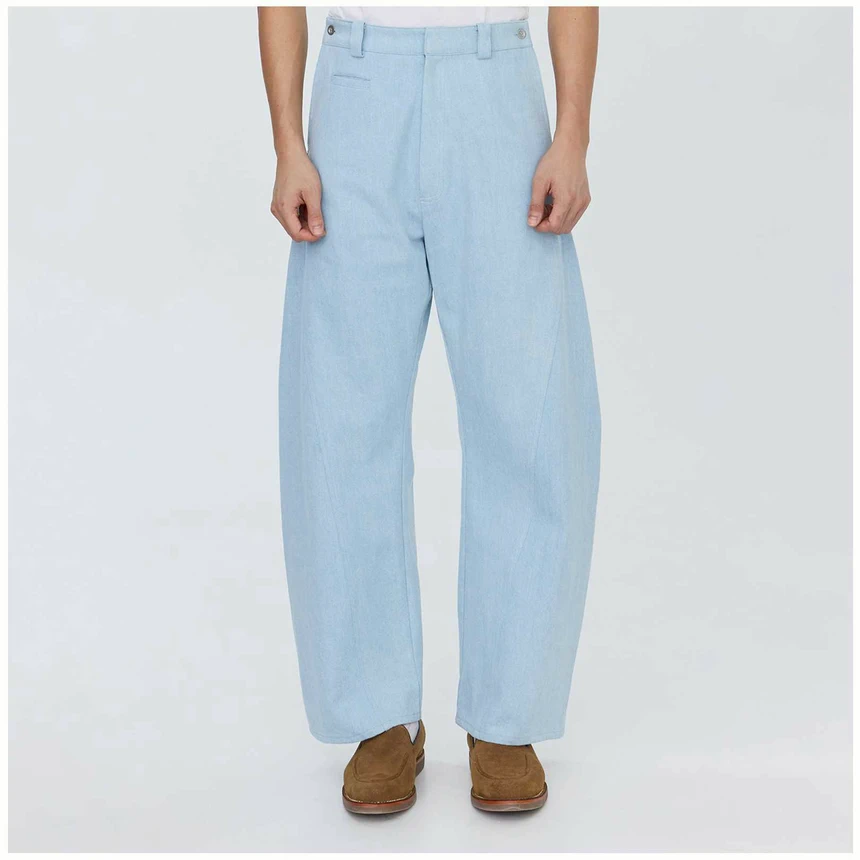 017 DEFECT — I FOUND YOU PANTS-SIZE S (LIGHT BLUE)