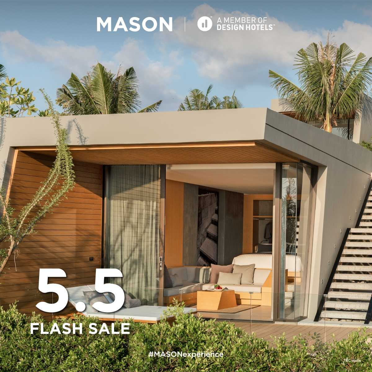 5.5 FLASH SALE | Beachside Seaview Pool Villa