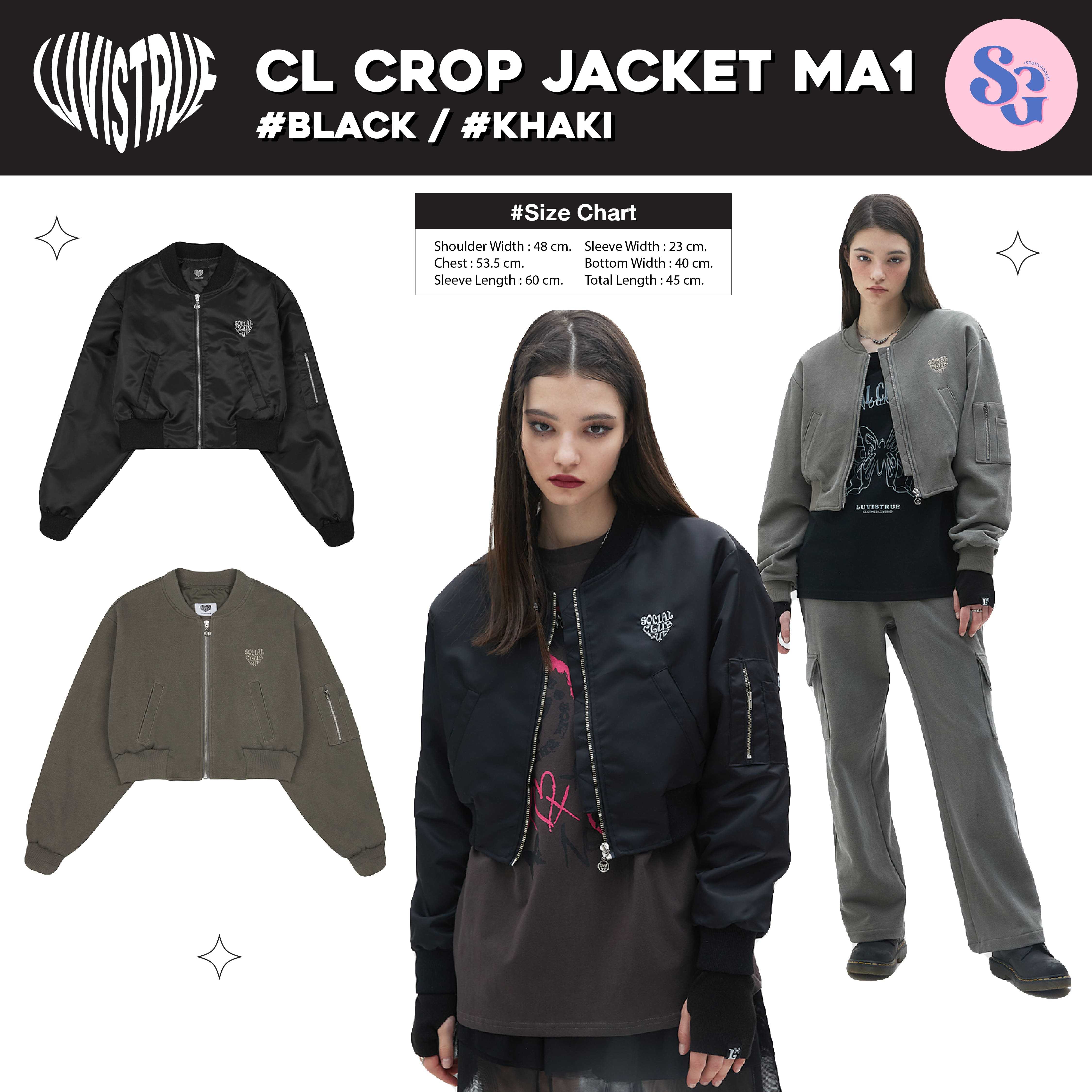 LUVISTRUE - CL CROP JACKET MA1