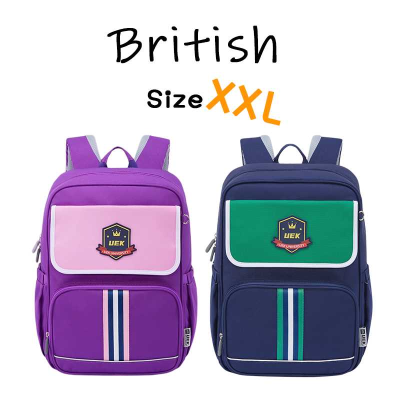 กระเป๋านักเรียน 16 นิ้ว รุ่น British V.4 (XXL)