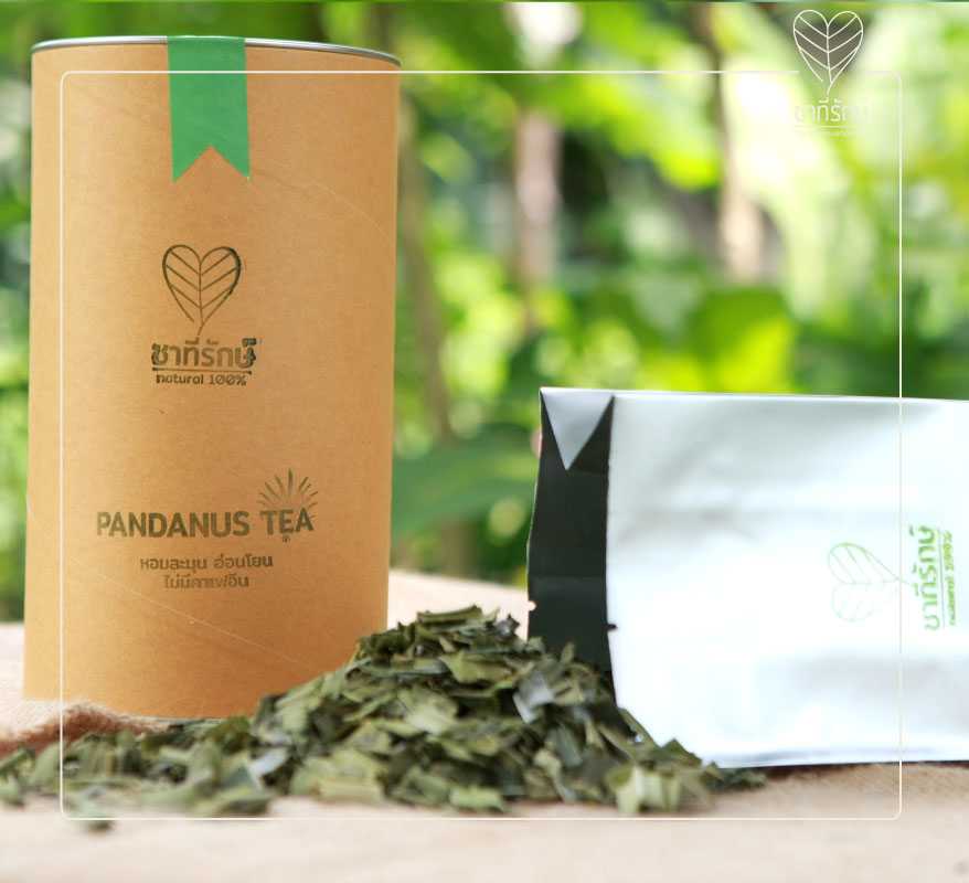 ชาเตยหอม Pandanus Tea - ชาที่รักษ์ ไม่มีคาเฟอีน เด็กๆ ดื่มได้ (Tea Leaf)