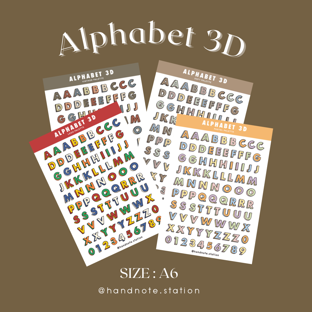 Alphabet3D
