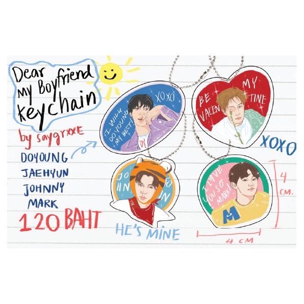 DEAR MY BF KEYCHAIN