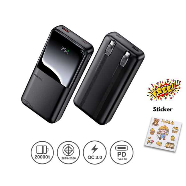 Power Bank 20000mAh (RPP-680) - แบตสำรอง REMAX