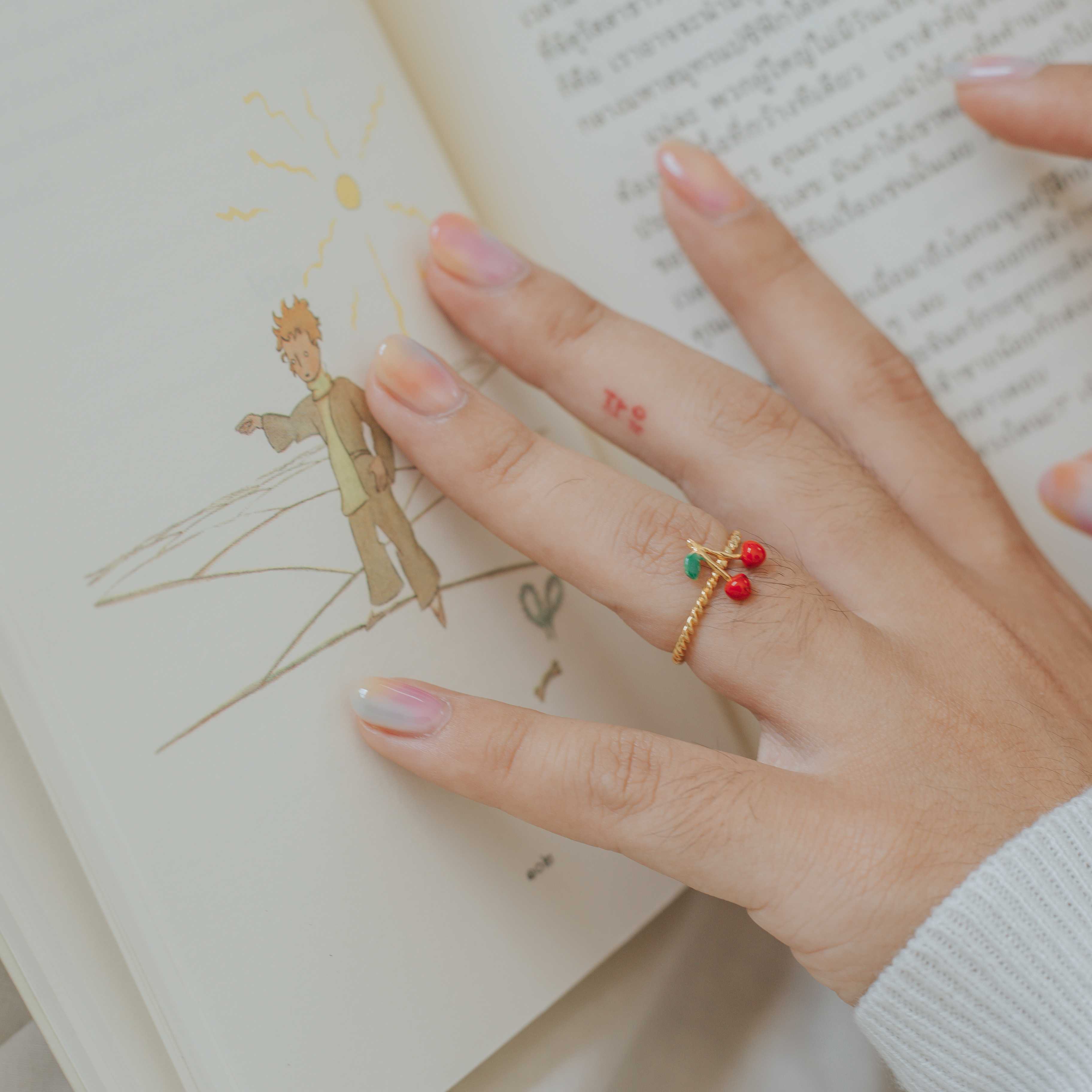 Ring /แหวนแฟชั่นรูปเชอรี่