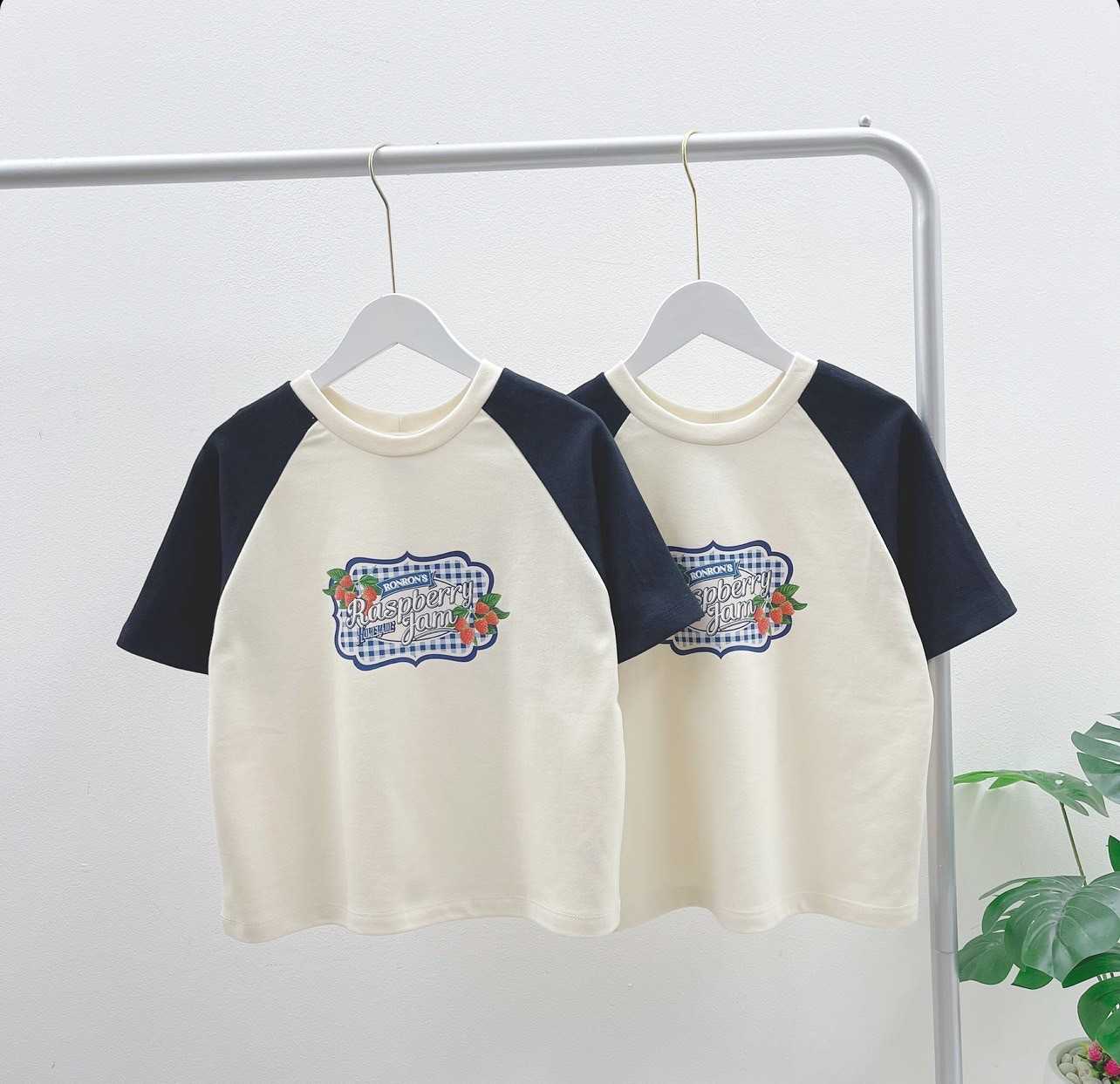 Ronron Rasberry Jam T-Shirt ( Navy)