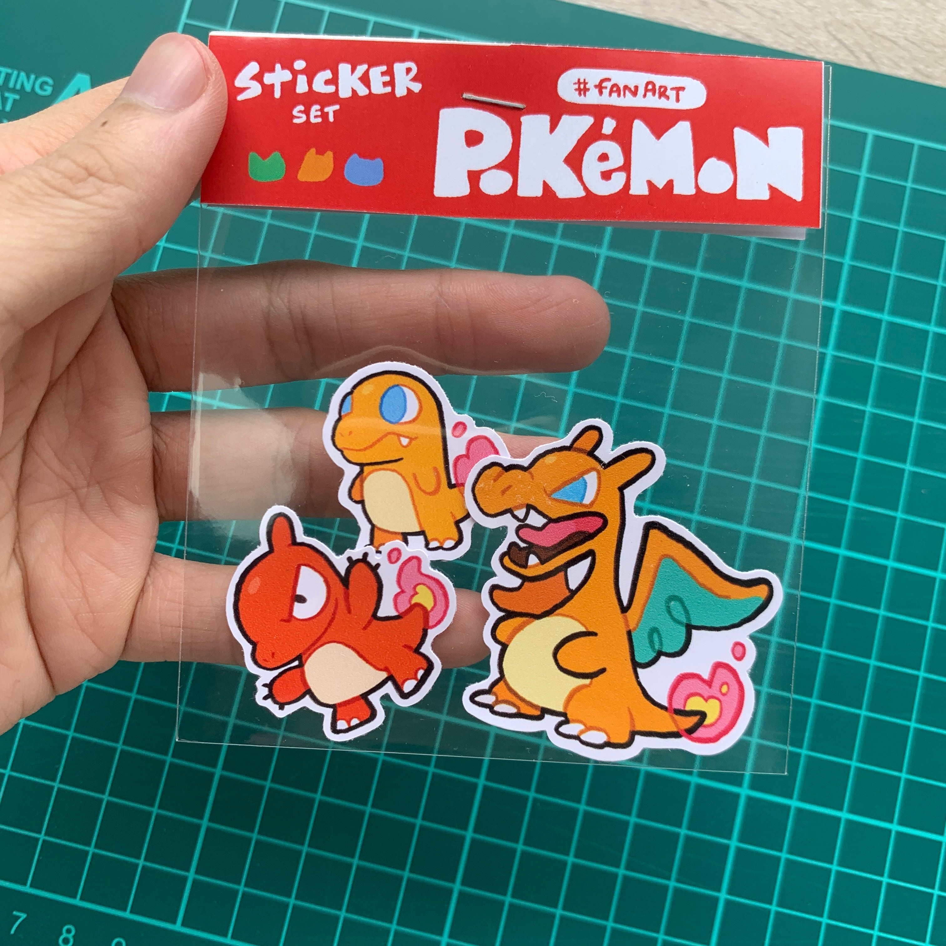 Pokemon-Sticker-Gen1 ไฟ