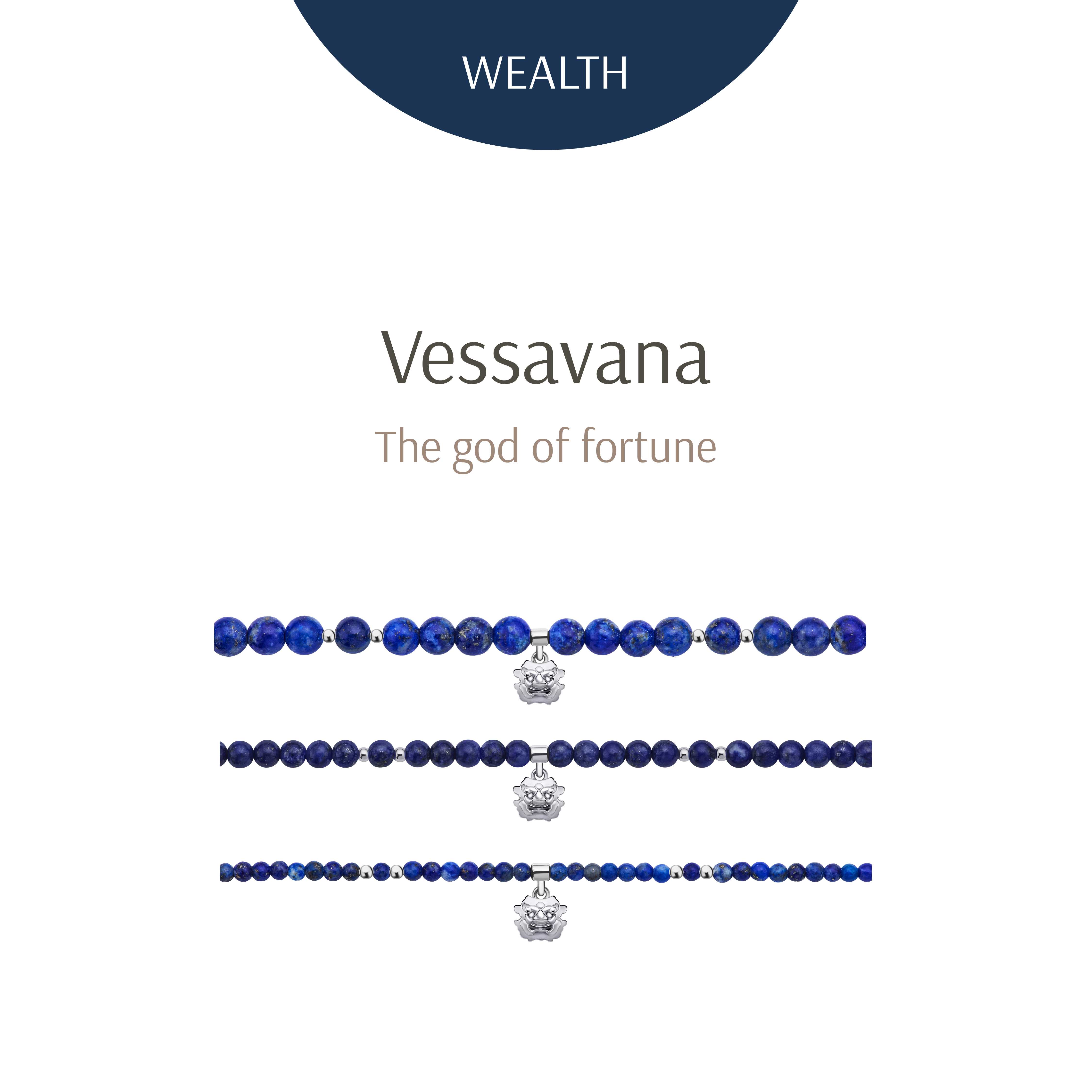 Vessavana Lapis Lazuli All-around Bracelet - สร้อยข้อมือ