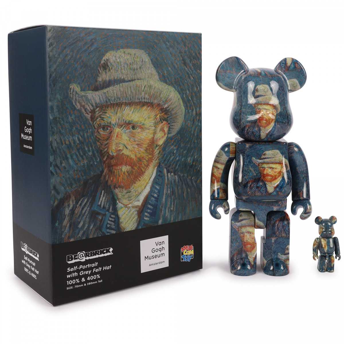 Be@rbrick Van gogh museum self portrait 100%+400%