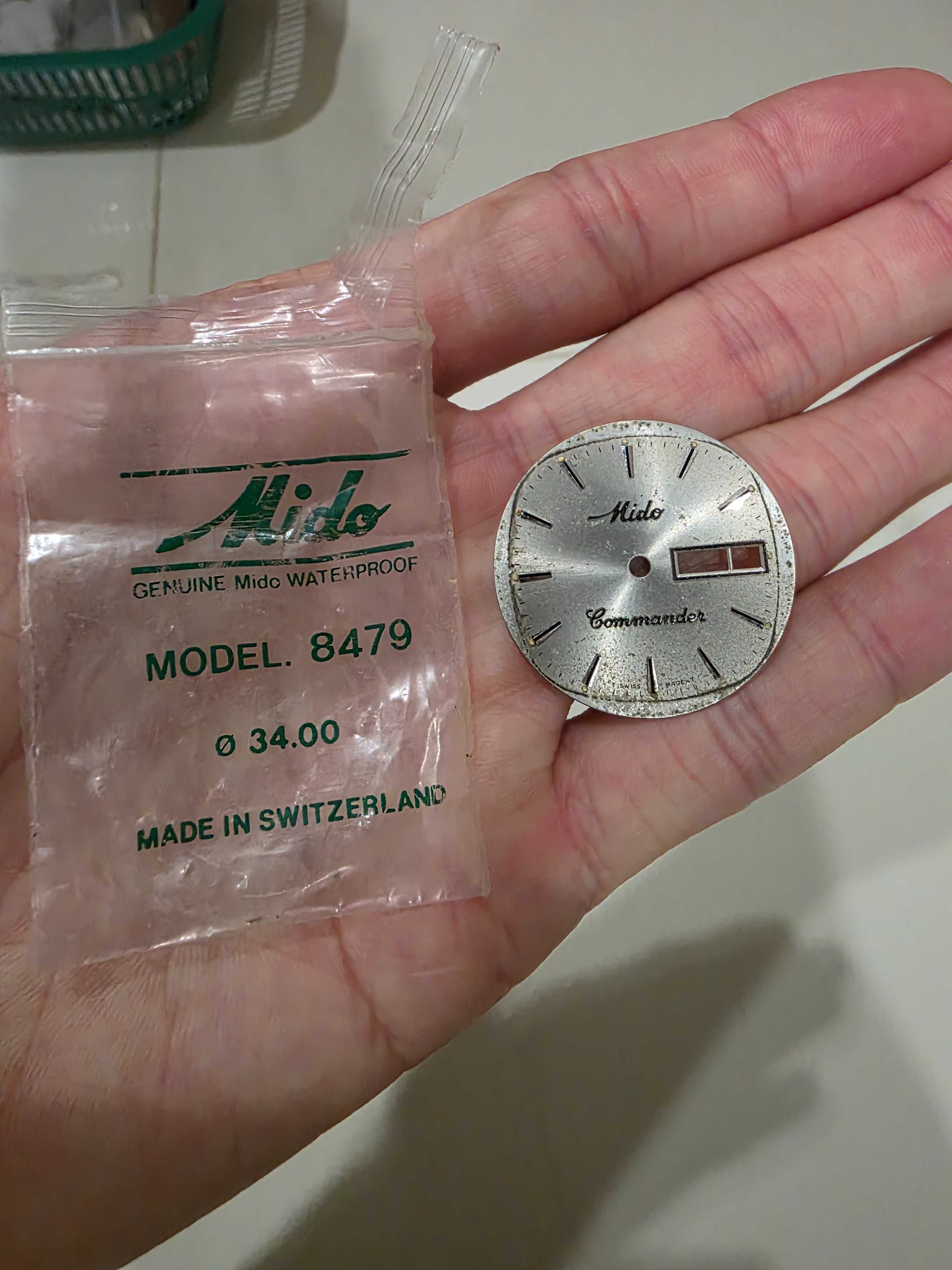 อะไหล่ หน้าปัด นาฬิกา ยี่ห้อ MIDO สวยเก่าเก็บเดิมๆ หายาก ขายตามสภาพ พร้อมส่ง