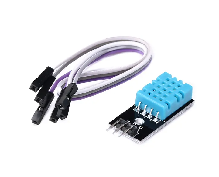 DHT11 เซ็นเซอร์วัดอุณหภูมิความชื้น Digital Temperature and Relative Humidity Sensor + PCB board