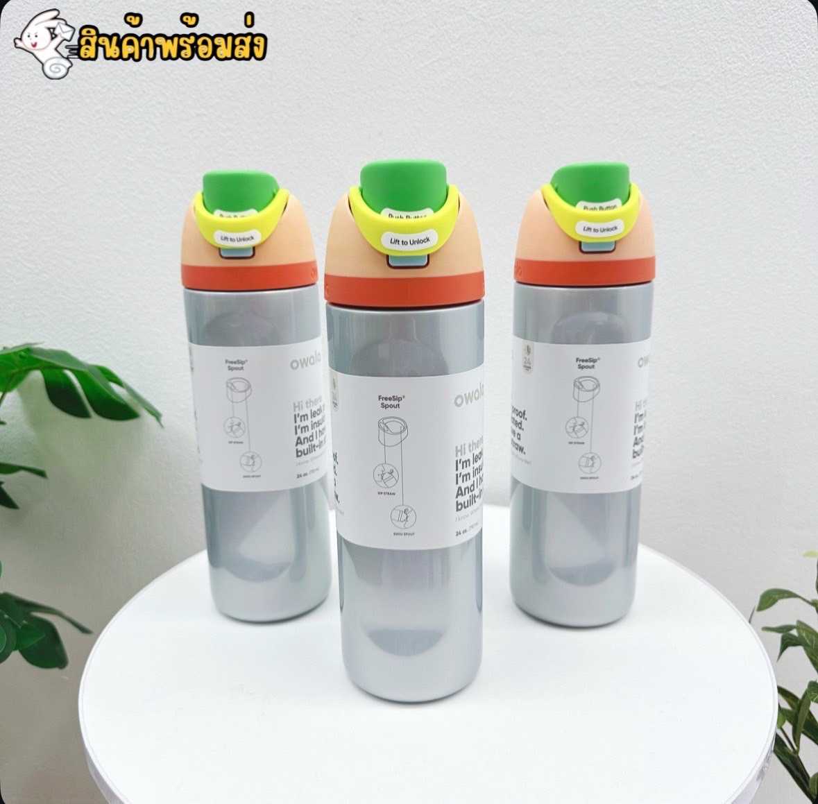 พร้อมส่ง  Owala FreeSip 24 oz (Opal Dream)