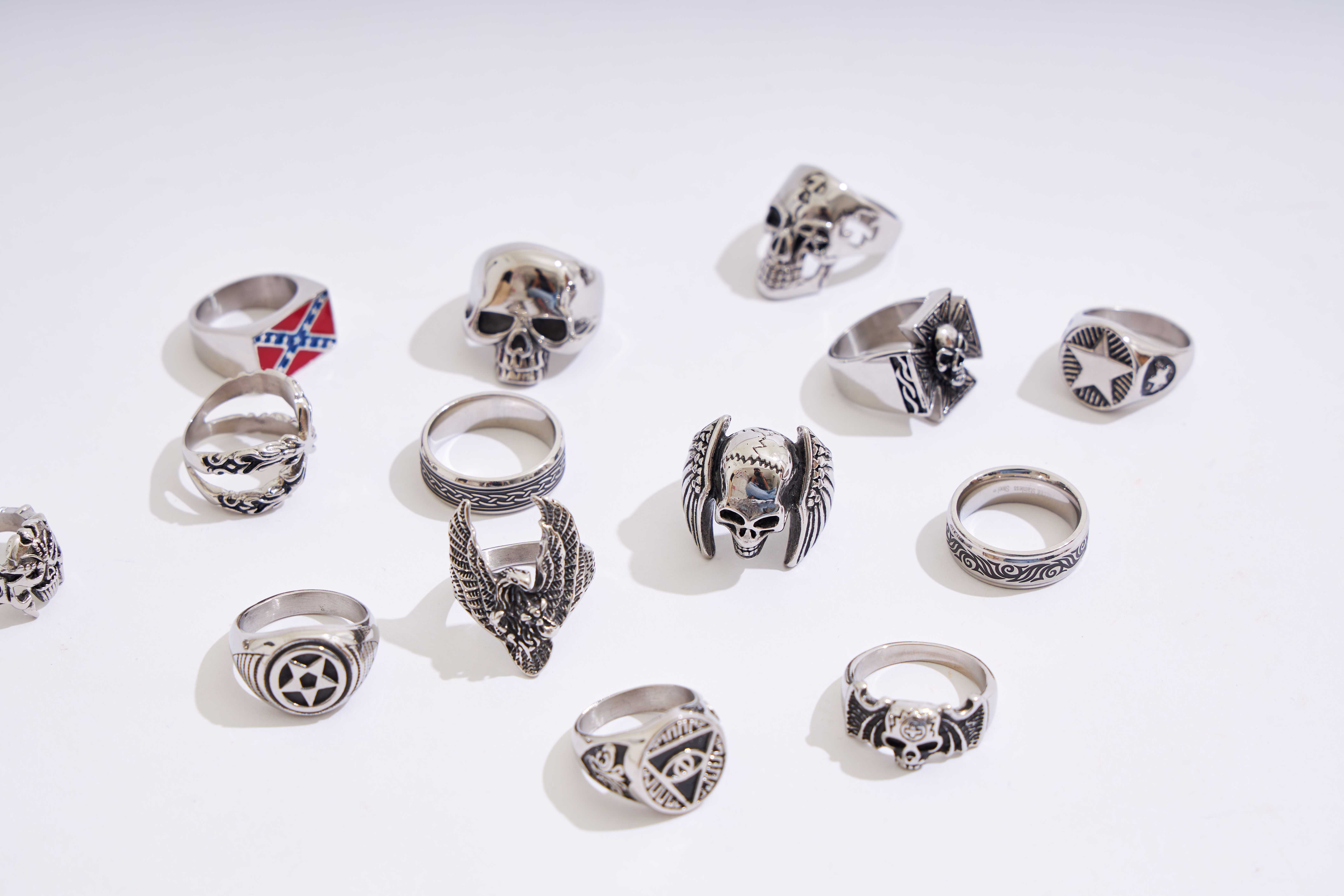 แหวนสแตนเลสแฟชั่น Flukyou - Stainless steel ring