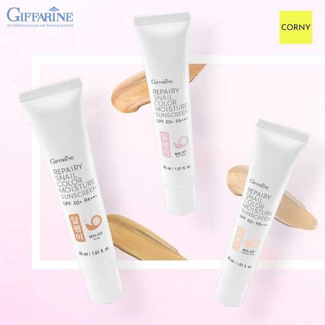 โลชั่นกันแดด รีแพรี่ สเนล คัลเลอร์ มอยส์เจอร์ ซันสกรีน SPF 50 PA +++