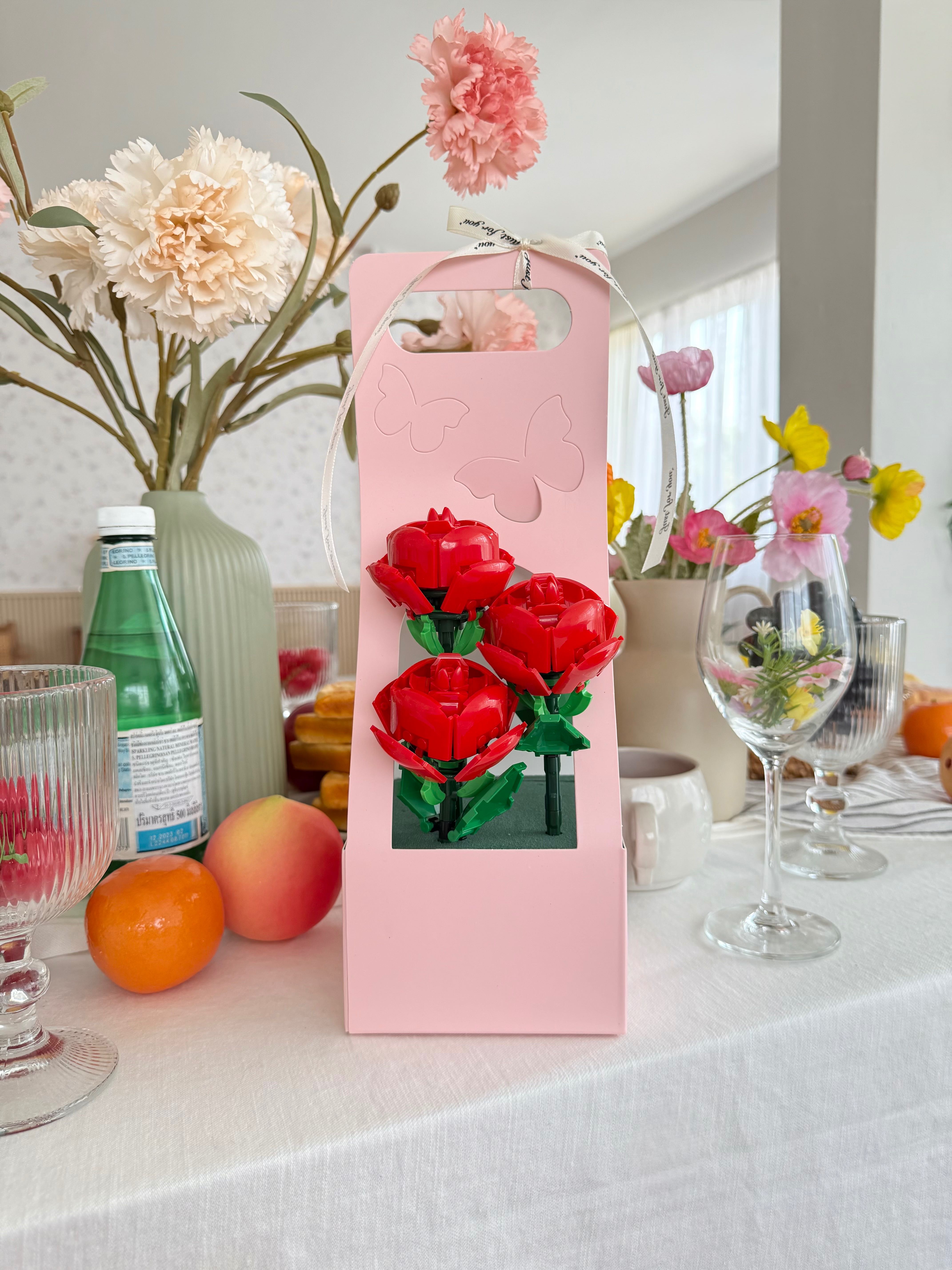 LEGO Rose Buttetfly Basket