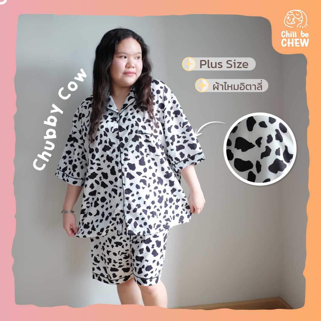 Chubby Cow ชุดนอนไซส์ใหญ่ พลัสไซส์ Chillbechew