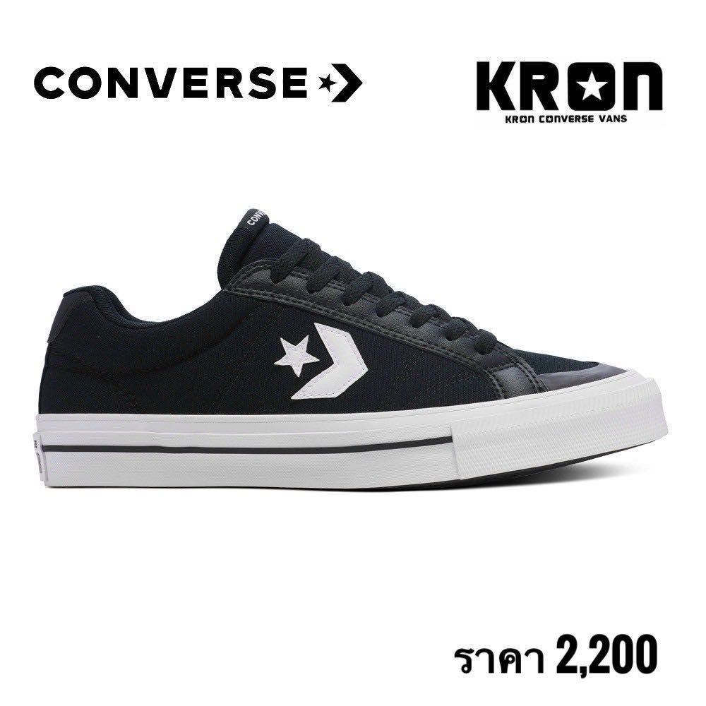 Converse Sport Casual Seasonal Ox Black/Black/White 