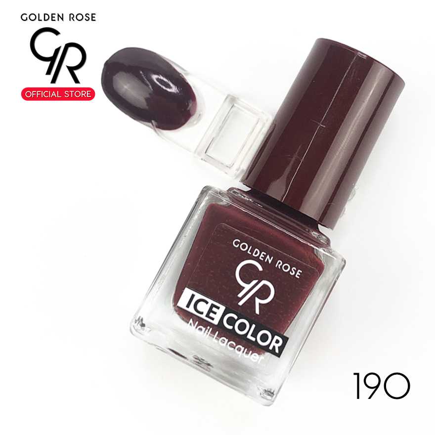 Golden Rose โกลเด้น โรส สีทาเล็บ ไอซ์ เนลล์ 6 มล. Ice no.190