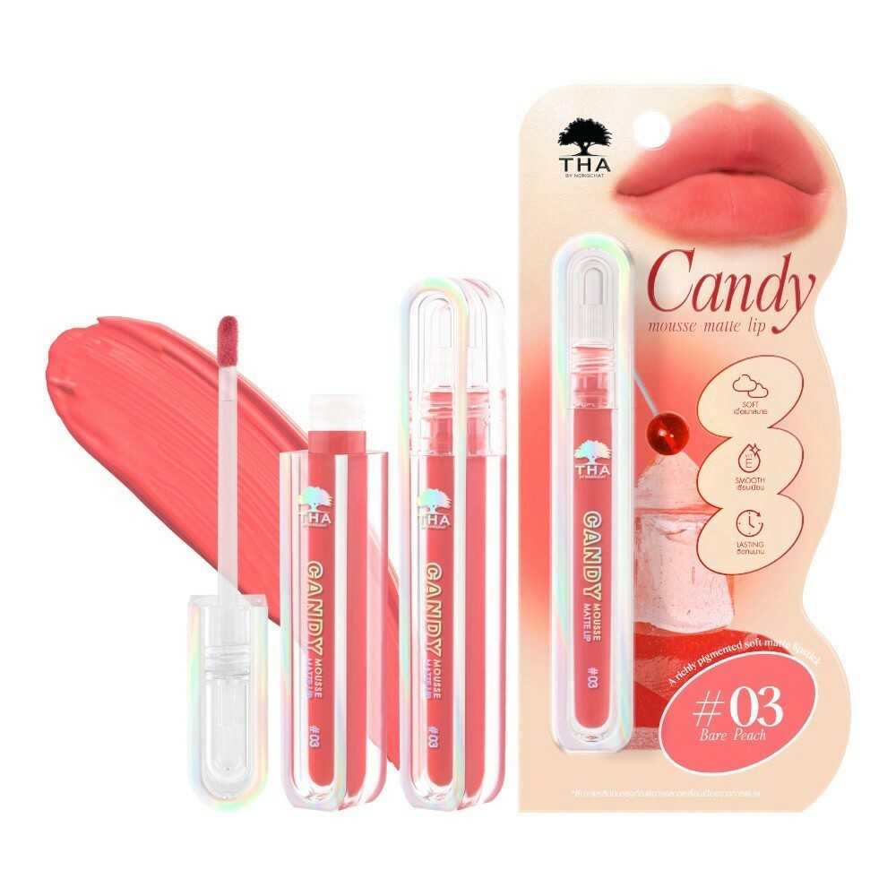 ลิปมูสแมทท์ฟุ้ง ► Official Account THA Candy Mousse Matte Lip