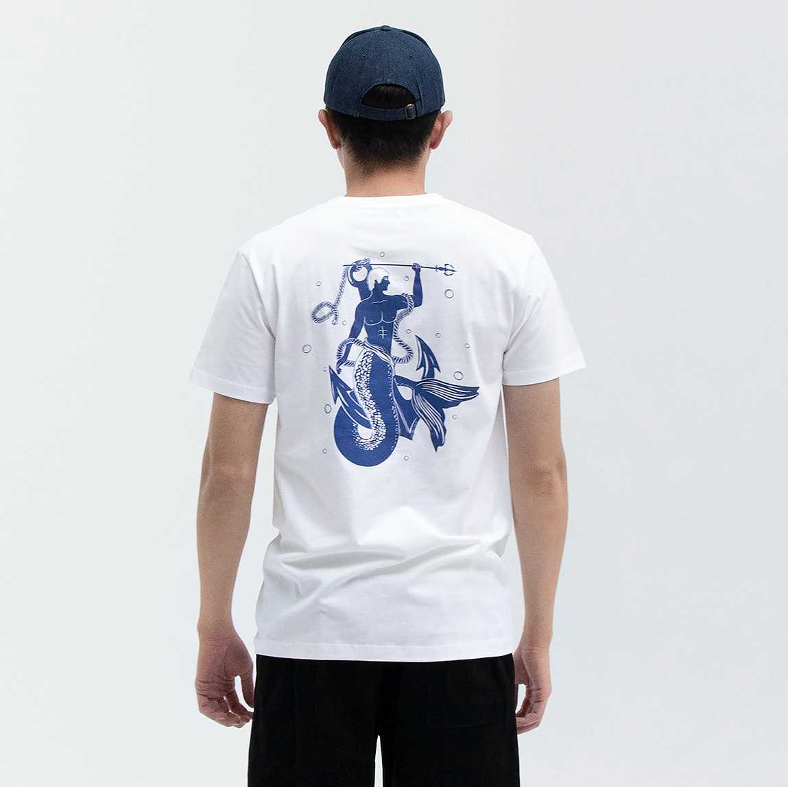 Hunter Studios - Merman T-shirt White