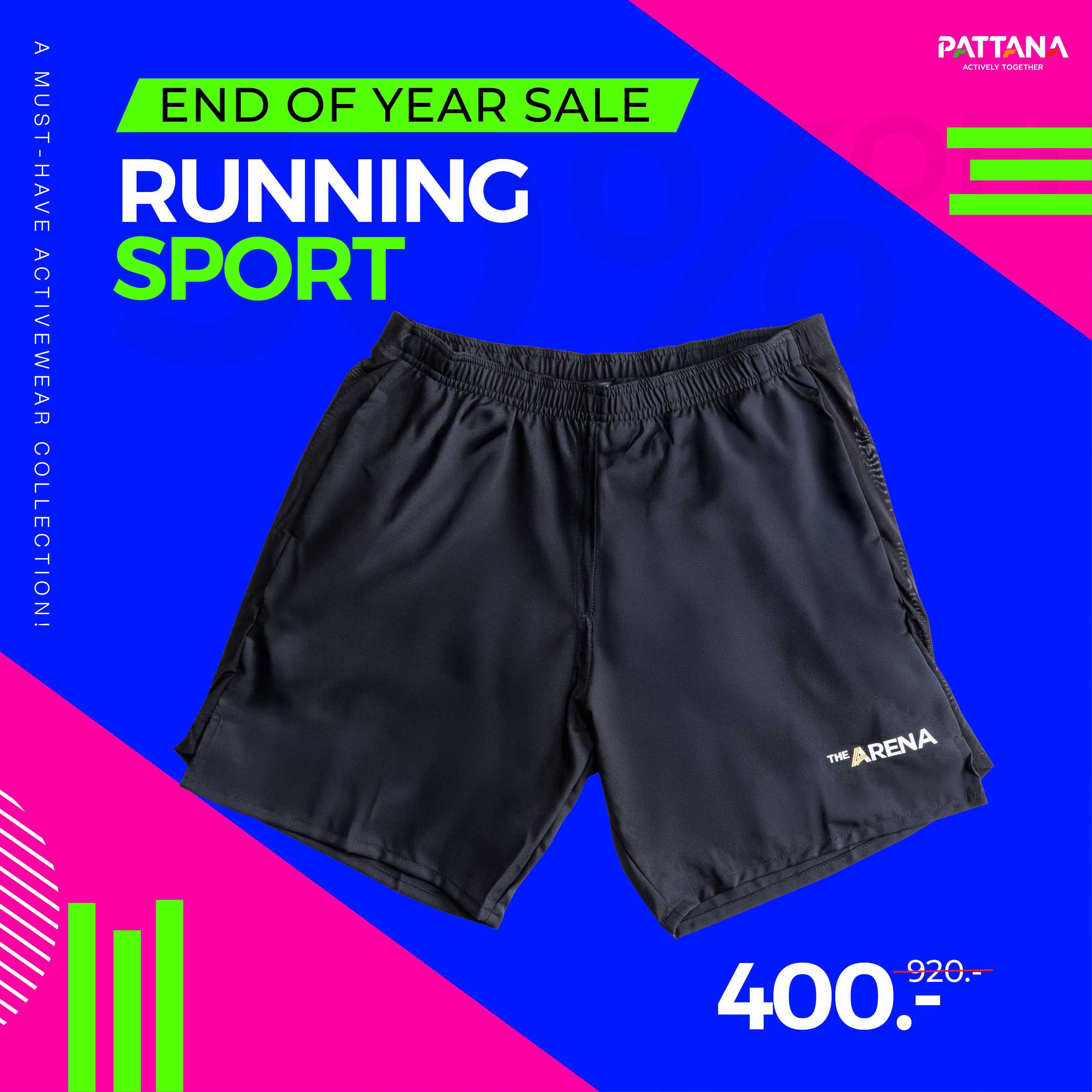 กางเกงออกกำลังกาย ขาสั้น Running Shorts (Ladies)