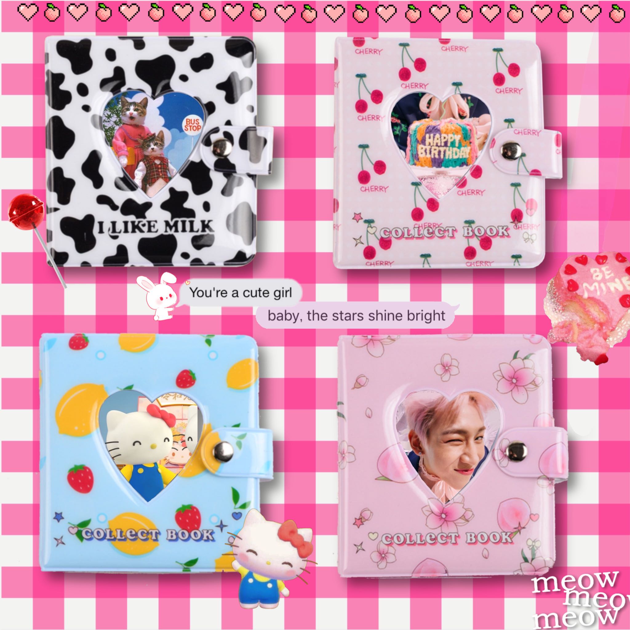 แฟ้มการ์ด collect book น้องแฟ้มแบบติด แถม‼️ไส้แฟ้ม | พร้อมส่ง รวมส่ง🍄