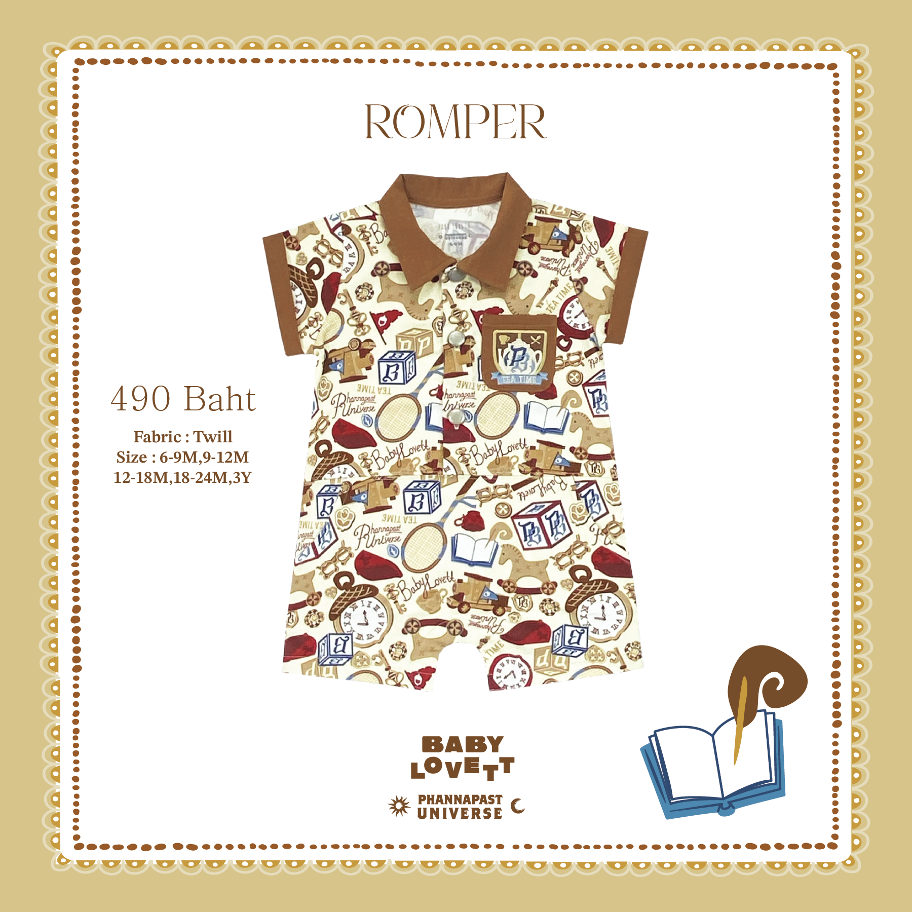 15 Afternoon Tea - Romper