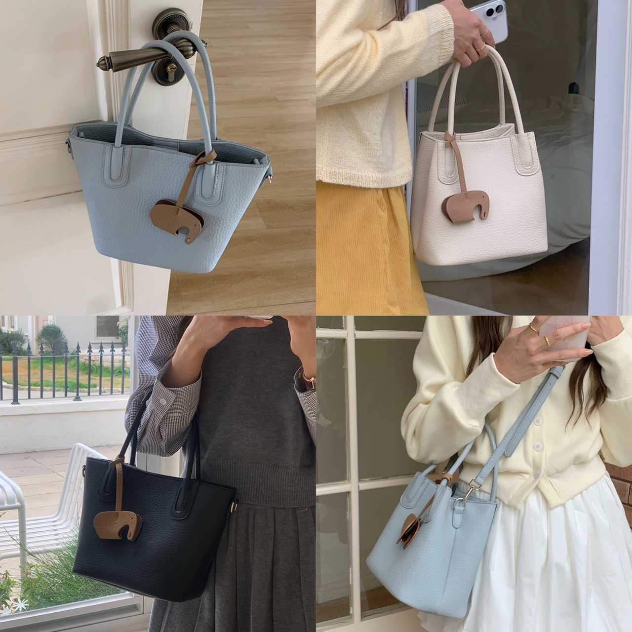 [PRE-ORDER] กระเป๋าหนัง PU Crossbody หนังทนทานเป็นรอยยาก สะพายข้างได้ | QB263