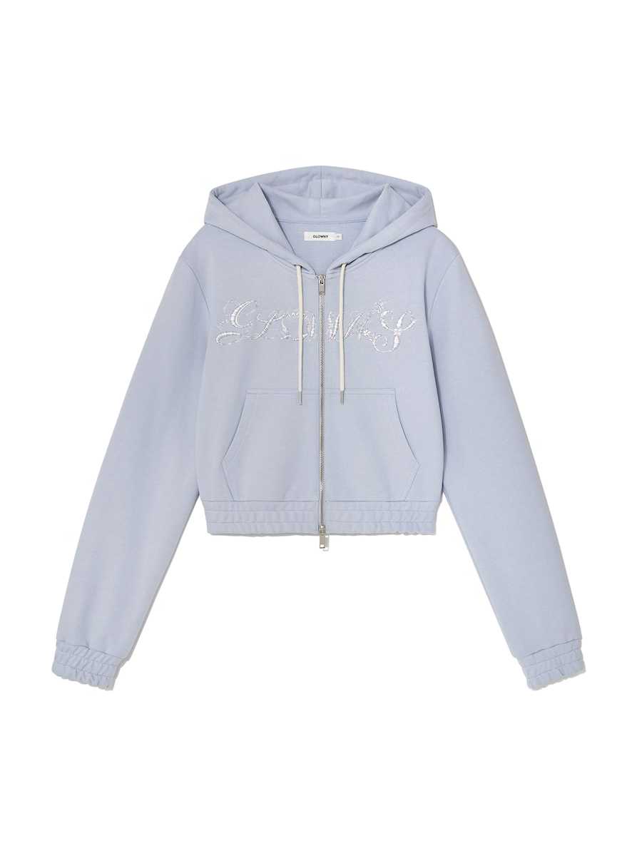 (pre,รวมส่ง) bonnie crop zip up /glowny