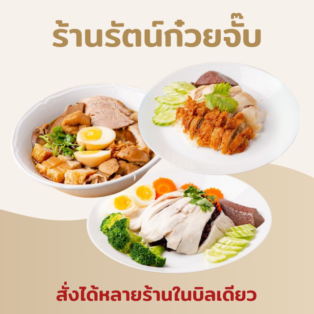 ข้าวมันไก่ต้ม+ไก่ทอด(ร้านรัตน์)กล่องละ