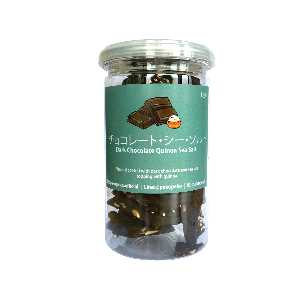 Cluster Dark Choc Quinoa Sea Salt