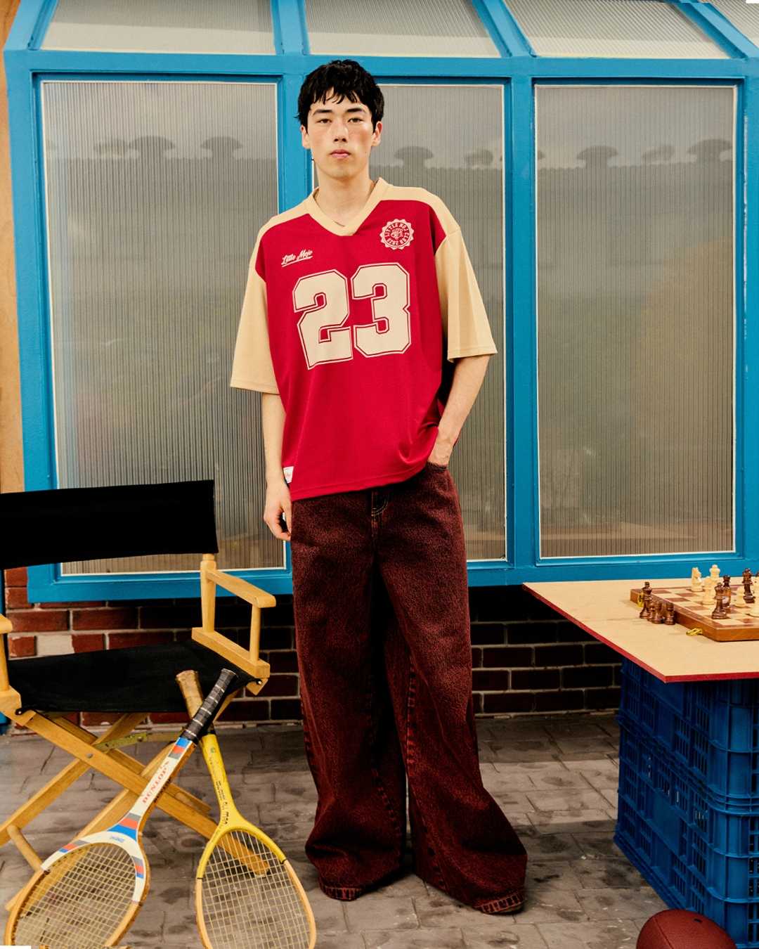 (Look5) Maroon Milo Adult Jersy