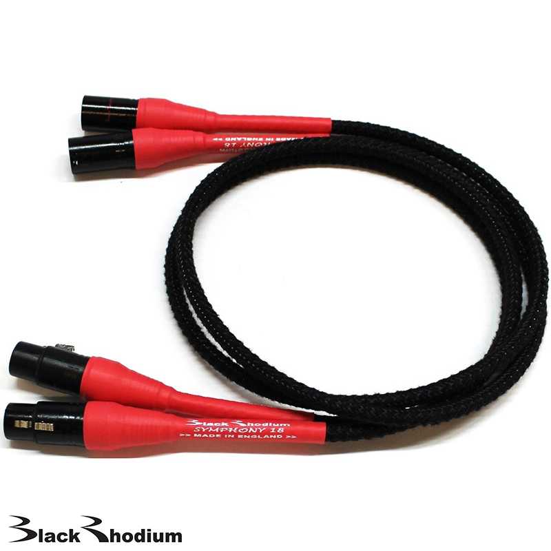 BLACK RHODIUM - Symphony 18 XLR Interconnects 1M.