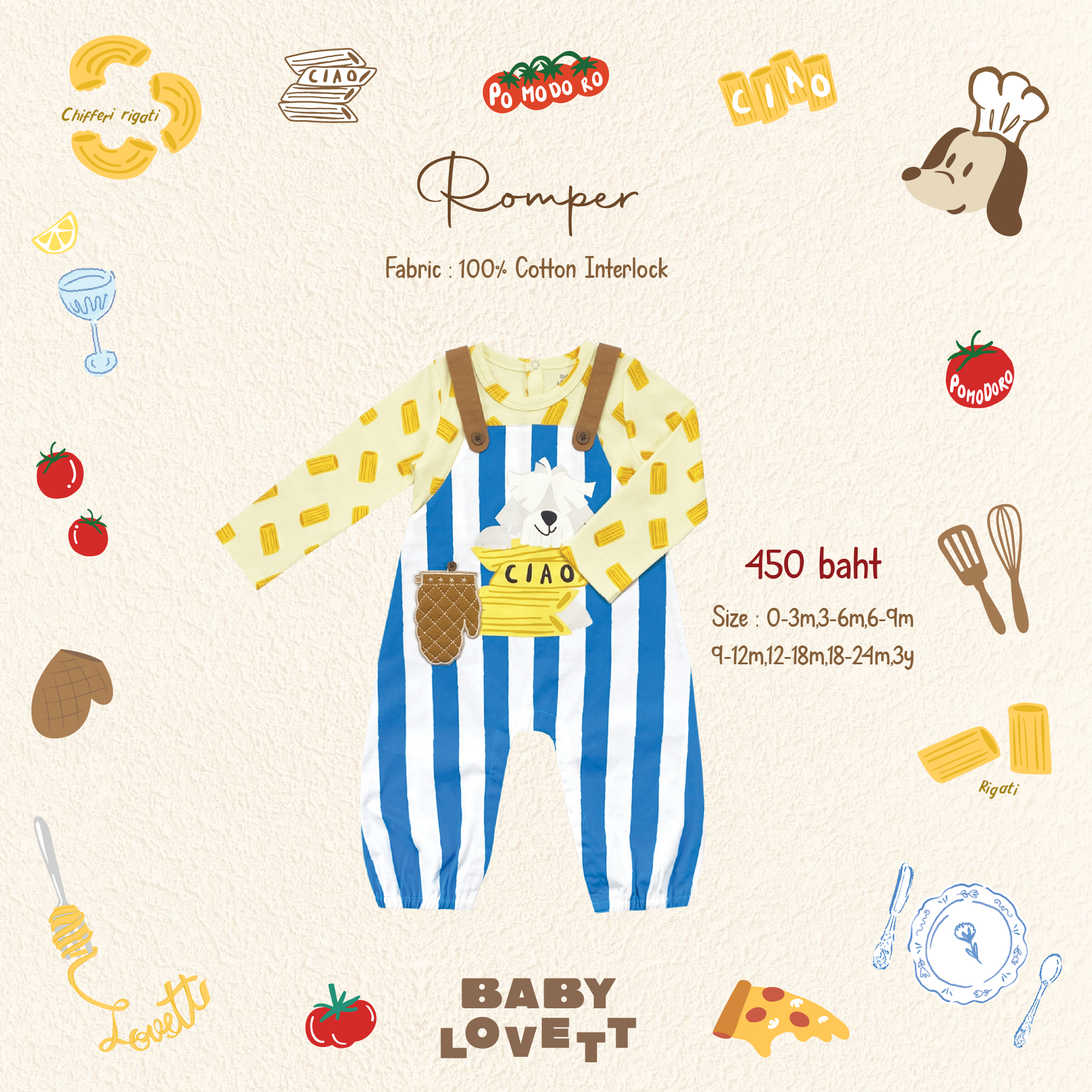 21 Bon Appétit Baby - Romper