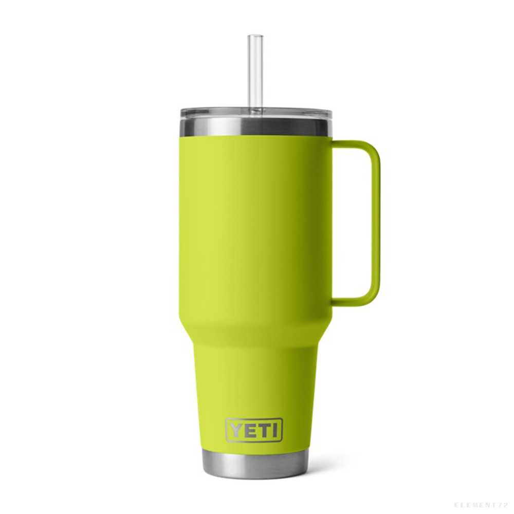 YETI แก้วเยติ เก็บความเย็น รุ่น RAMBLER 42 OZ MUG WITH STRAW LID CHARTREUSE