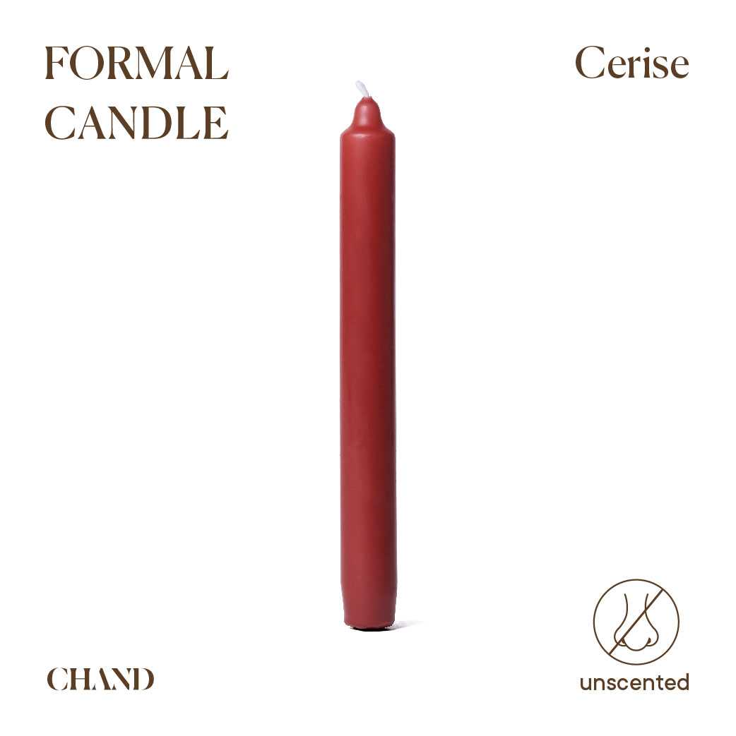 Cerise Formal Candle