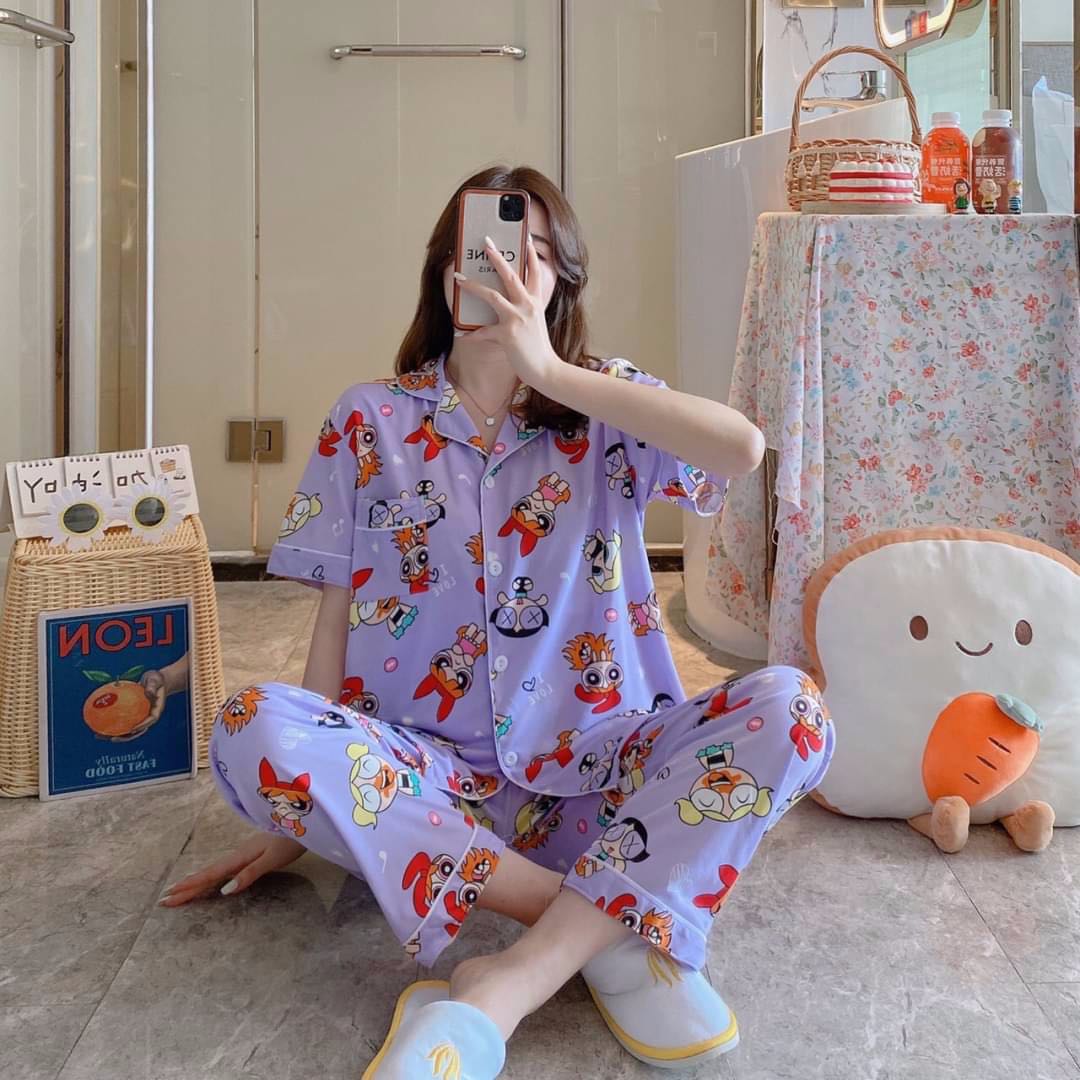 T22 - Power puff girl (แขนสั้น+ขายาว)