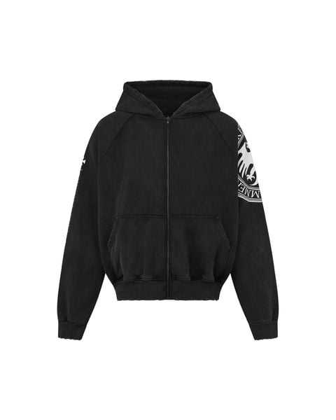 DIMOIR - DRACO SEAL WASHED HOODIE (Black)