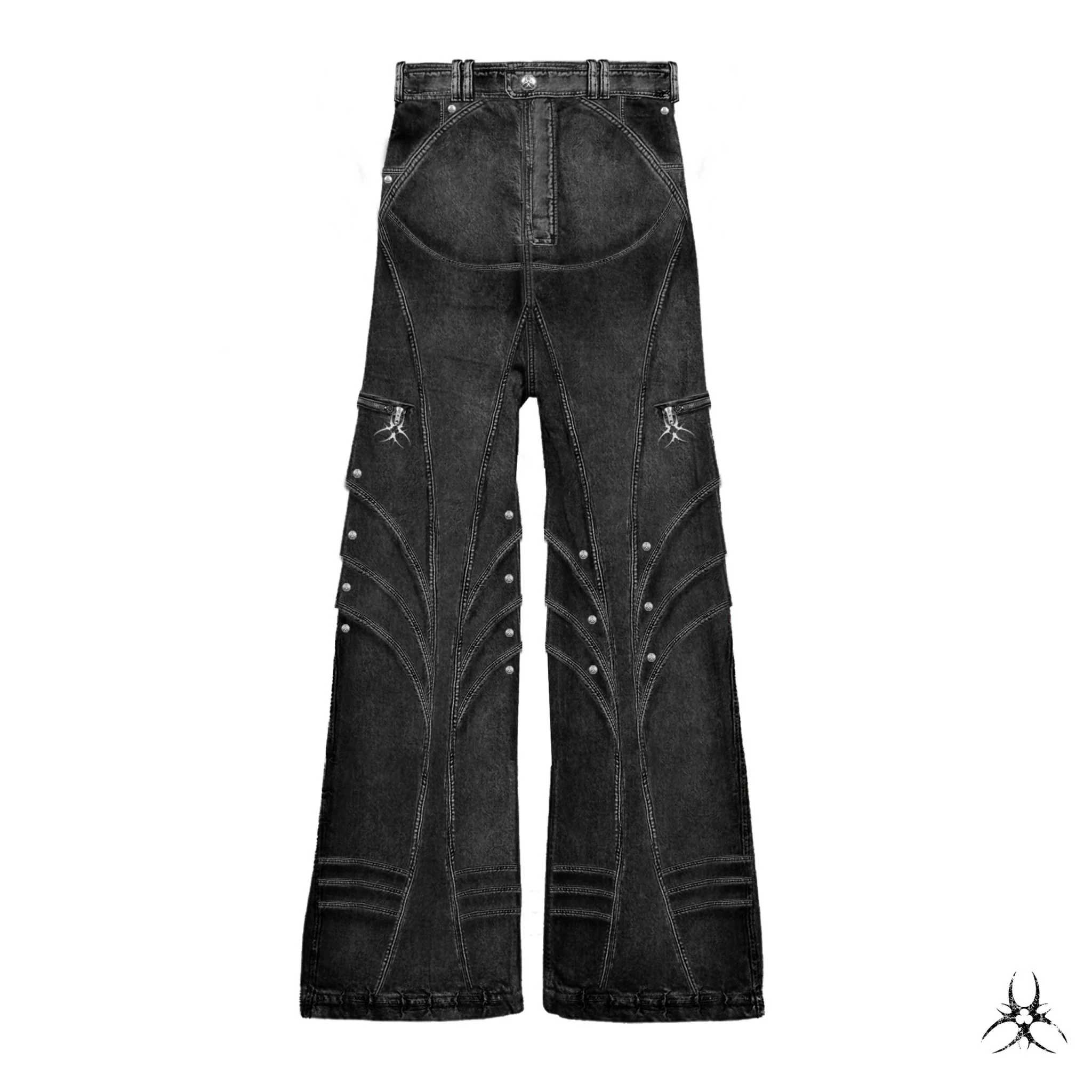 COZY - FOUR KNIGHT BAGGY FLARED JEANS