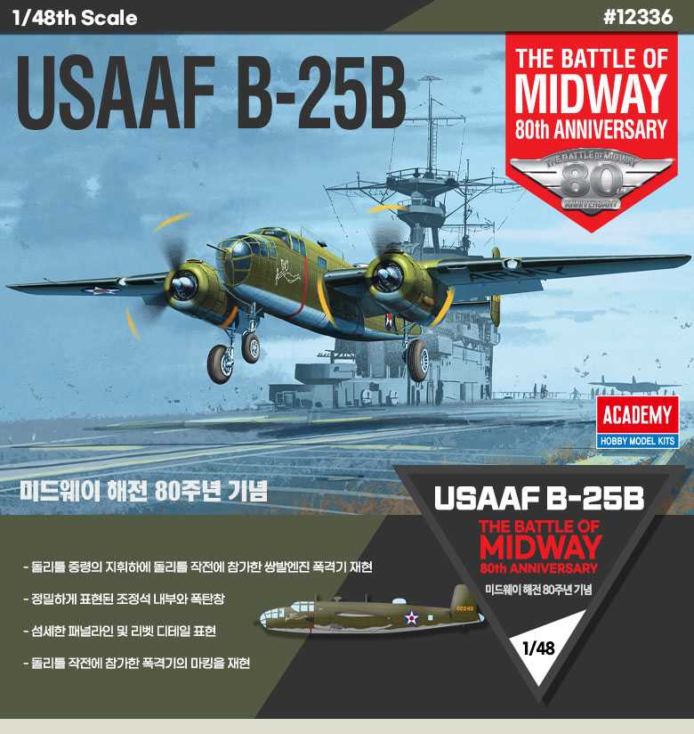1/48 USAAF B-25B The Battle Of Midway 80th Anniversary