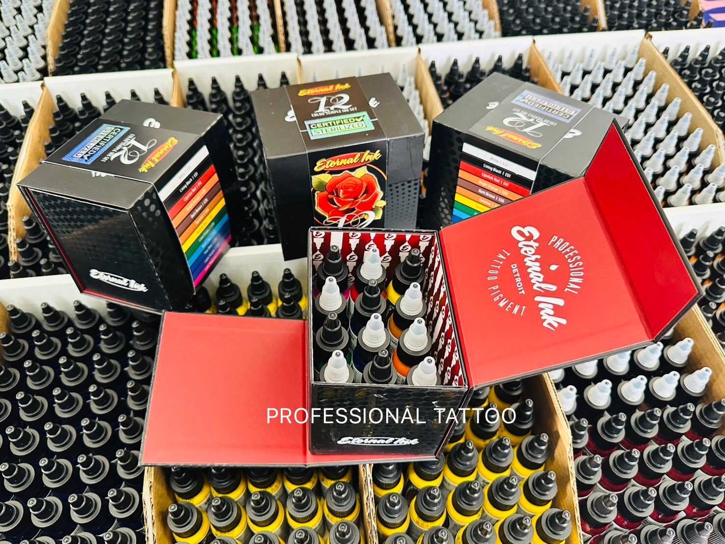 ETERNAL  - ชุดสี 12 COLOR SAMPLE SET 1oz 1 กล่อง มี 12 เฉดสี