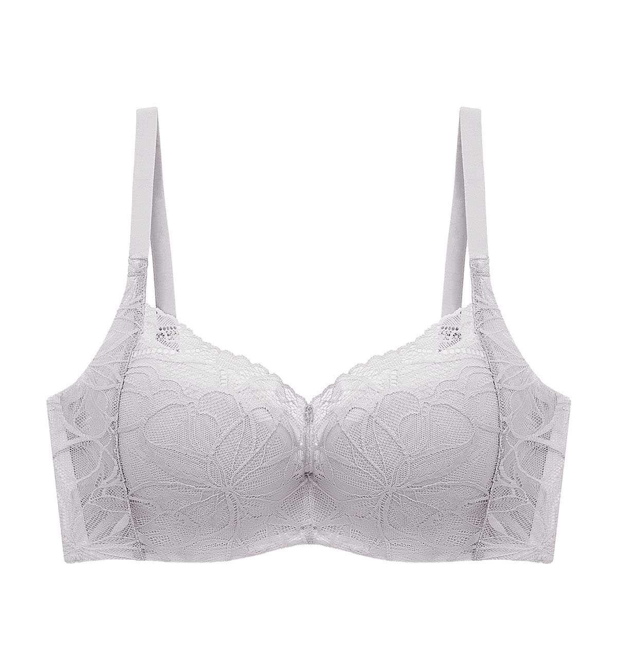 Triumph 10221699 Body Make Up Illusion Lace WHP AX-R 6227 เสื้อชั้นในแบบมีโครง สีเทา