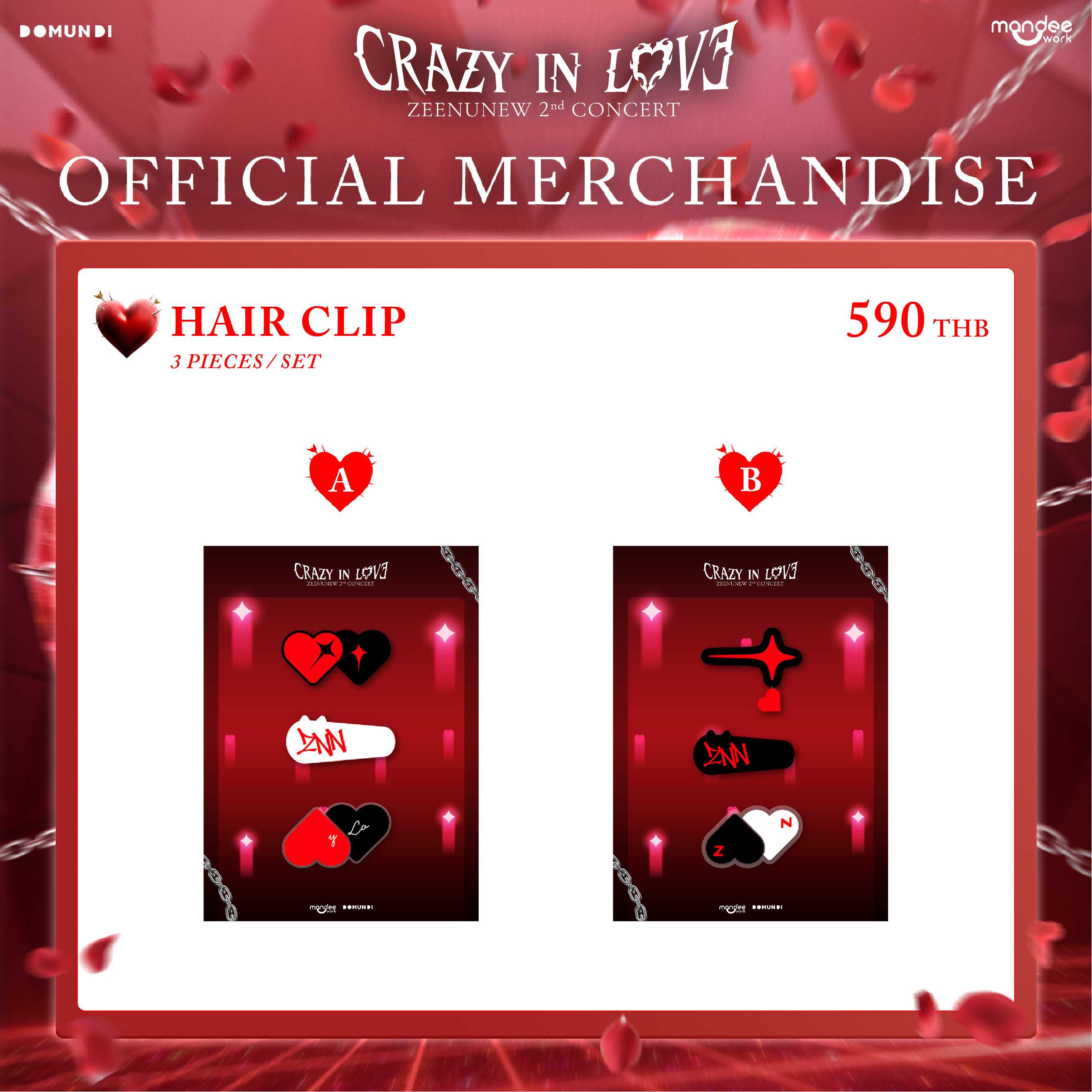 CRAZY IN LOVE OFFICIAL MERCHANDISE  |  Hair Clip