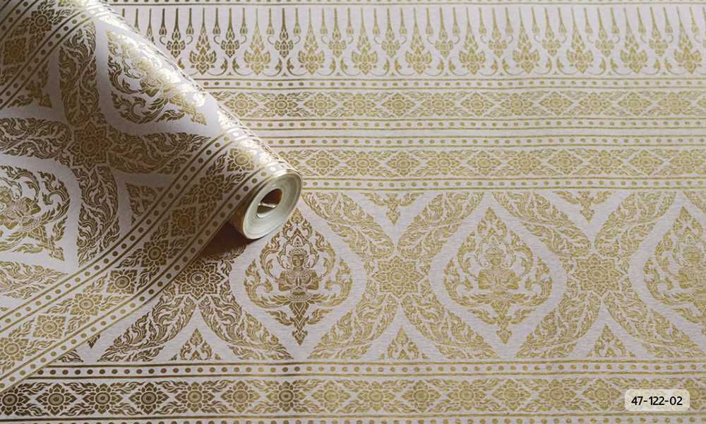 วอลเปเปอร์ติดผนัง ลายไทย Line Thai Heritage NO.47-122-02